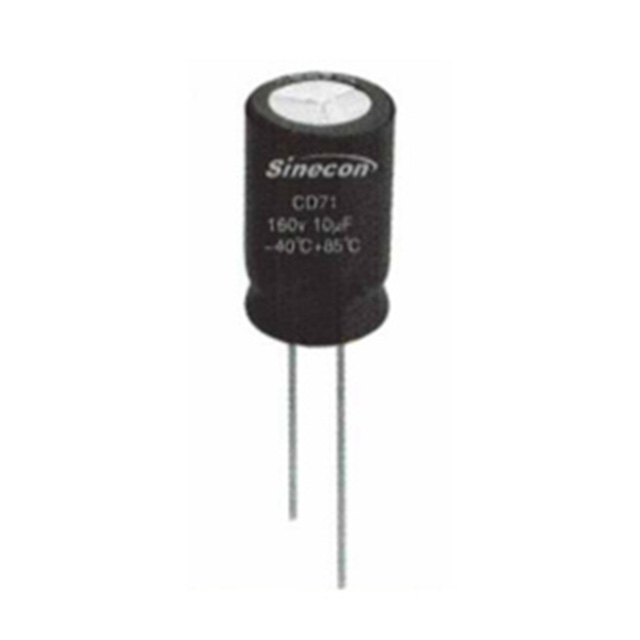 CD71H Bipolar Suhu Tinggi Tahan Suhu Khusus Radial Aluminium Electrolytic Capacitor